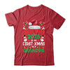 Funny Christmas 2025 Is My First Xmas As A Grandpa Family Shirt & Sweatshirt | teecentury