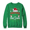 Funny Christmas 2025 Is My First Xmas As A Papa Family Shirt & Sweatshirt | teecentury