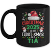 Funny Christmas 2025 Is My First Xmas As A Tia Family Mug | teecentury