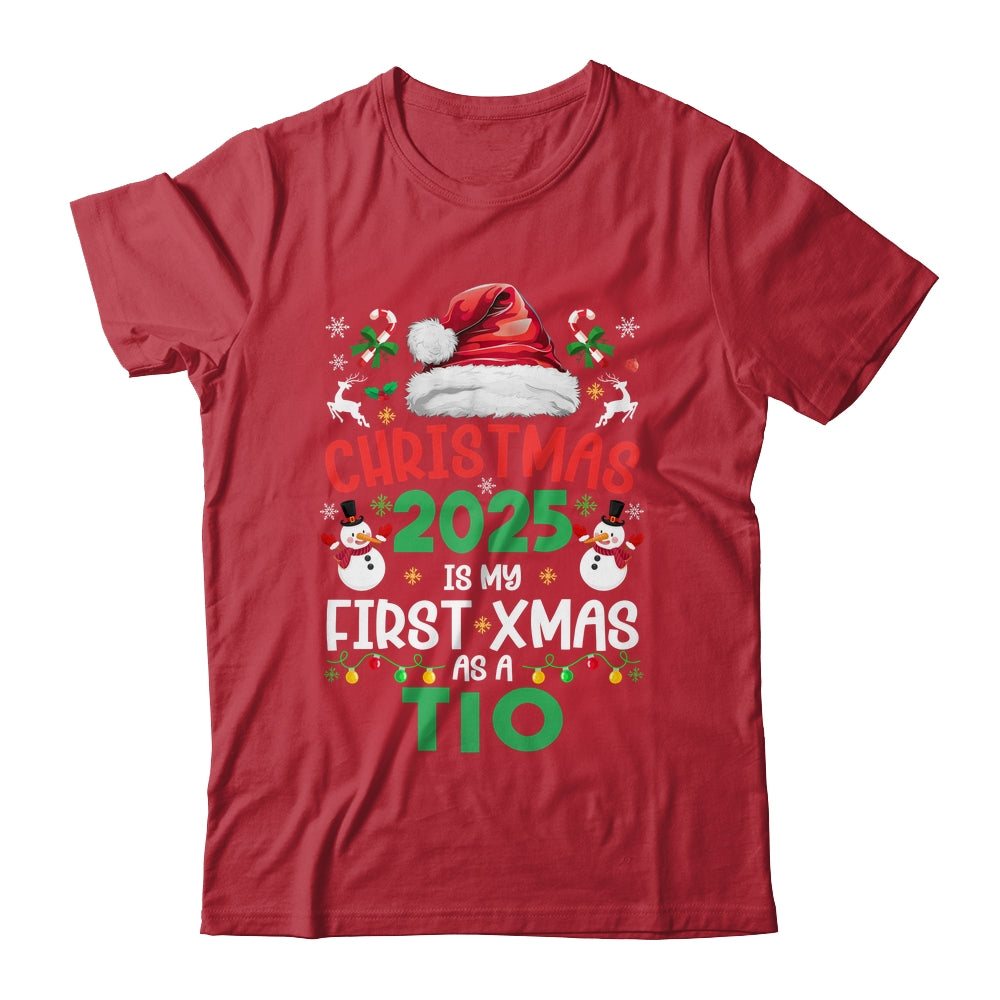 Funny Christmas 2025 Is My First Xmas As A Tio Family Shirt & Sweatshirt | teecentury