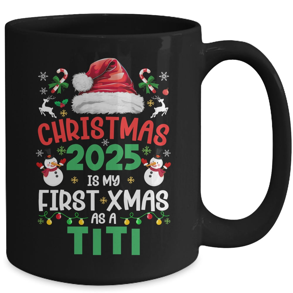 Funny Christmas 2025 Is My First Xmas As A Titi Family Mug | teecentury
