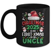 Funny Christmas 2025 Is My First Xmas As An Uncle Family Mug | teecentury