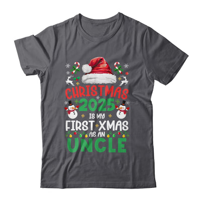 Funny Christmas 2025 Is My First Xmas As An Uncle Family Shirt & Sweatshirt | teecentury