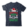 Funny Christmas 2025 Is My First Xmas As An Uncle Family Shirt & Sweatshirt | teecentury