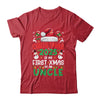 Funny Christmas 2025 Is My First Xmas As An Uncle Family Shirt & Sweatshirt | teecentury