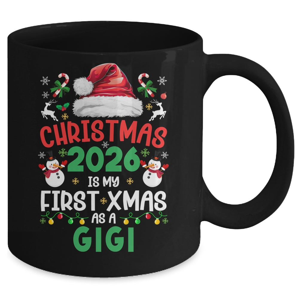 Funny Christmas 2026 Is My First Xmas As A Gigi Family Mug | teecentury