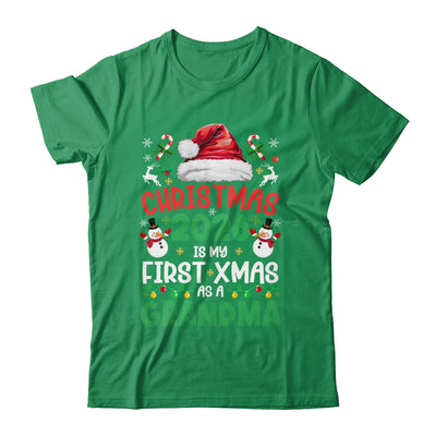Funny Christmas 2026 Is My First Xmas As A Grandma Family Shirt & Sweatshirt | teecentury