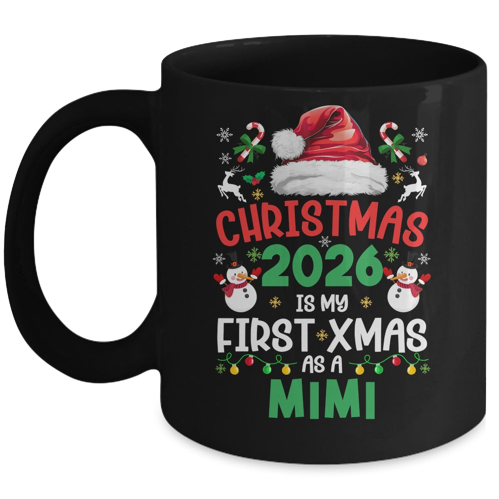 Funny Christmas 2026 Is My First Xmas As A Mimi Family Mug | teecentury