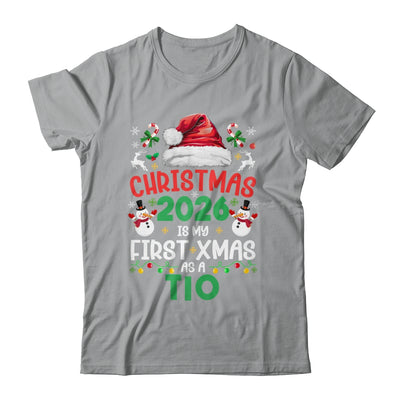 Funny Christmas 2026 Is My First Xmas As A Tio Family Shirt & Sweatshirt | teecentury