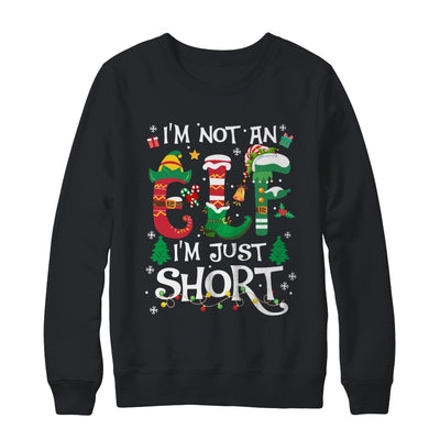 Funny Christmas Family Matching I'm Not An Elf I'm Just Short Shirt & Sweatshirt | teecentury