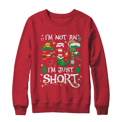 Funny Christmas Family Matching I'm Not An Elf I'm Just Short Shirt & Sweatshirt | teecentury