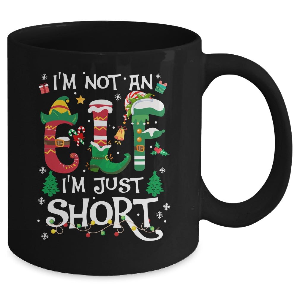 Funny Christmas Family Matching I'm Not An Elf I'm Just Short Mug | teecentury
