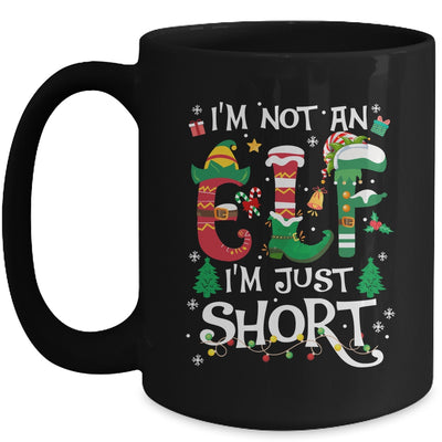 Funny Christmas Family Matching I'm Not An Elf I'm Just Short Mug | teecentury