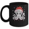 Funny Christmas Octopus Santa Hat Octopus Lovers Men Women Mug | teecentury