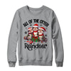 Funny Christmas Otters Cute All Of The Otter Reindeer Shirt & Sweatshirt | teecentury