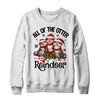 Funny Christmas Otters Cute All Of The Otter Reindeer Shirt & Sweatshirt | teecentury