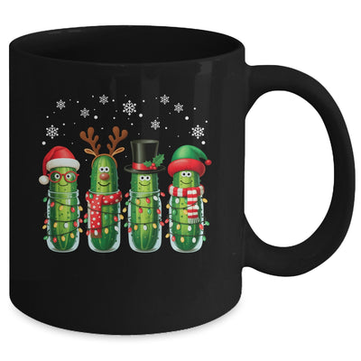 Funny Christmas Pickle Squad Santa Hat Xmas Pickles Lover Mug | teecentury