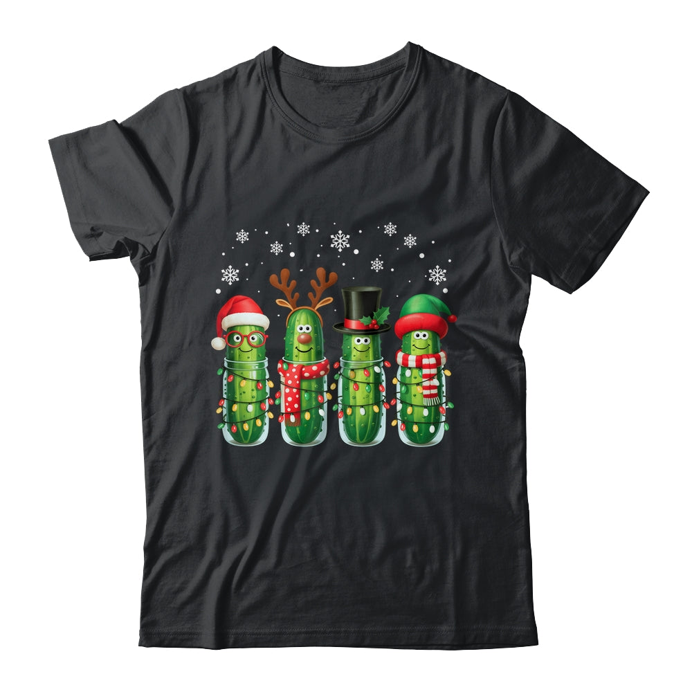 Funny Christmas Pickle Squad Santa Hat Xmas Pickles Lover Shirt & Sweatshirt | teecentury
