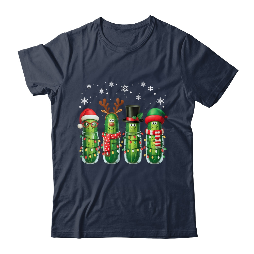 Funny Christmas Pickle Squad Santa Hat Xmas Pickles Lover Shirt & Sweatshirt | teecentury