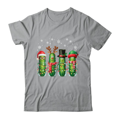 Funny Christmas Pickle Squad Santa Hat Xmas Pickles Lover Shirt & Sweatshirt | teecentury
