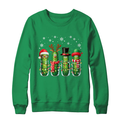Funny Christmas Pickle Squad Santa Hat Xmas Pickles Lover Shirt & Sweatshirt | teecentury
