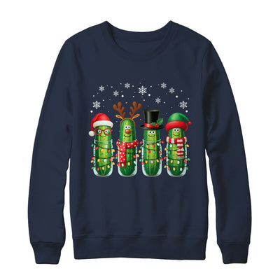 Funny Christmas Pickle Squad Santa Hat Xmas Pickles Lover Shirt & Sweatshirt | teecentury