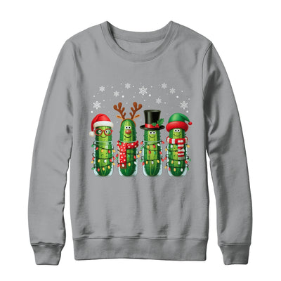 Funny Christmas Pickle Squad Santa Hat Xmas Pickles Lover Shirt & Sweatshirt | teecentury