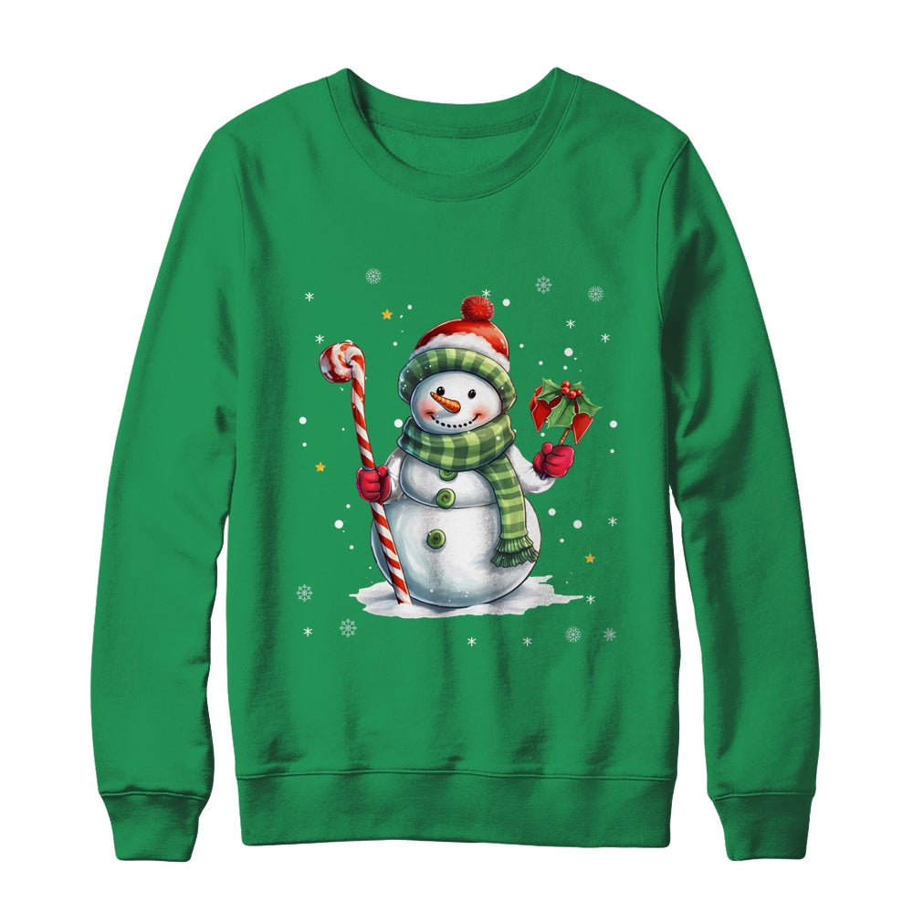Funny Christmas Snowman Matching Family Xmas Women Kids Shirt & Sweatshirt | teecentury