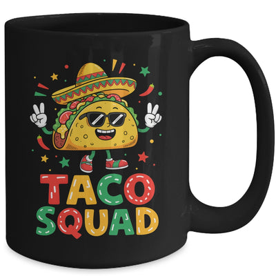 Funny Cinco De Mayo Funny Taco Squad Sombrero Hat Men Women Mug | teecentury