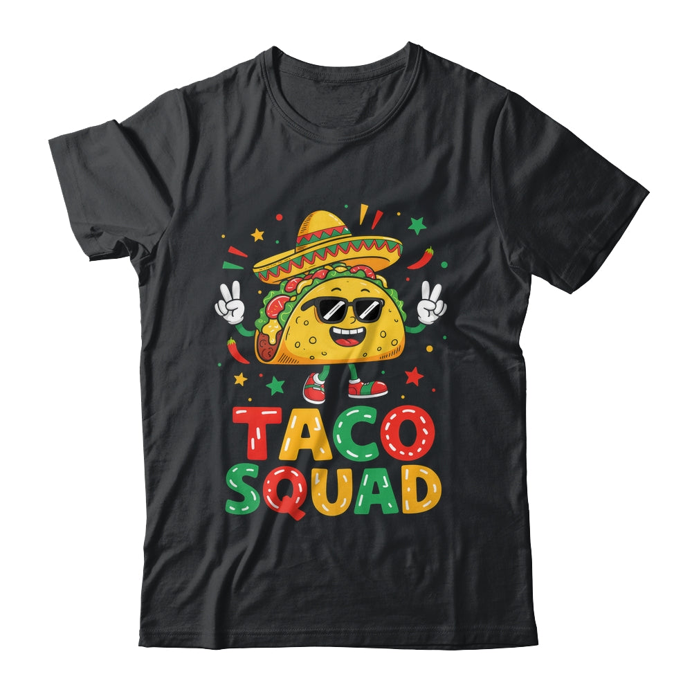 Funny Cinco De Mayo Funny Taco Squad Sombrero Hat Men Women Shirt & Hoodie | teecentury