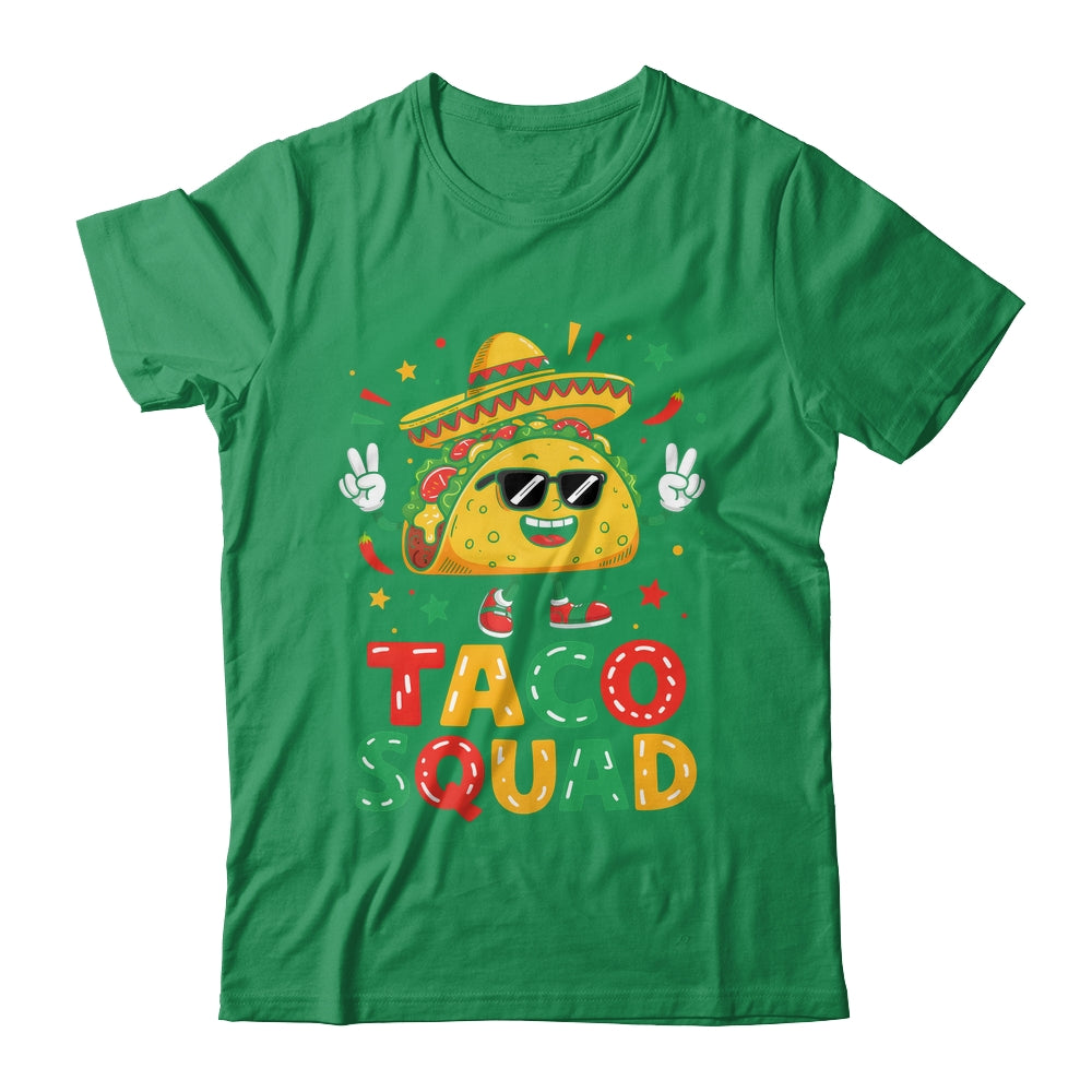 Funny Cinco De Mayo Funny Taco Squad Sombrero Hat Men Women Shirt & Hoodie | teecentury