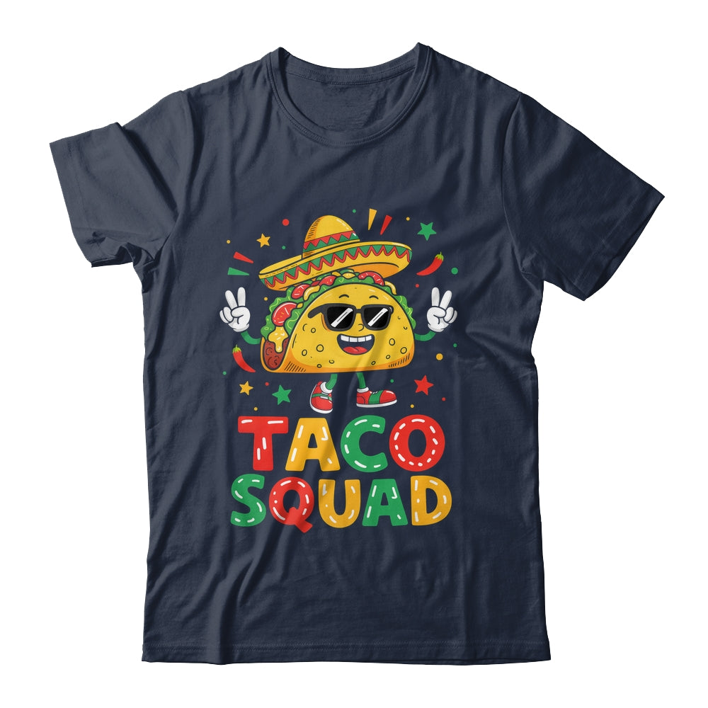 Funny Cinco De Mayo Funny Taco Squad Sombrero Hat Men Women Shirt & Hoodie | teecentury