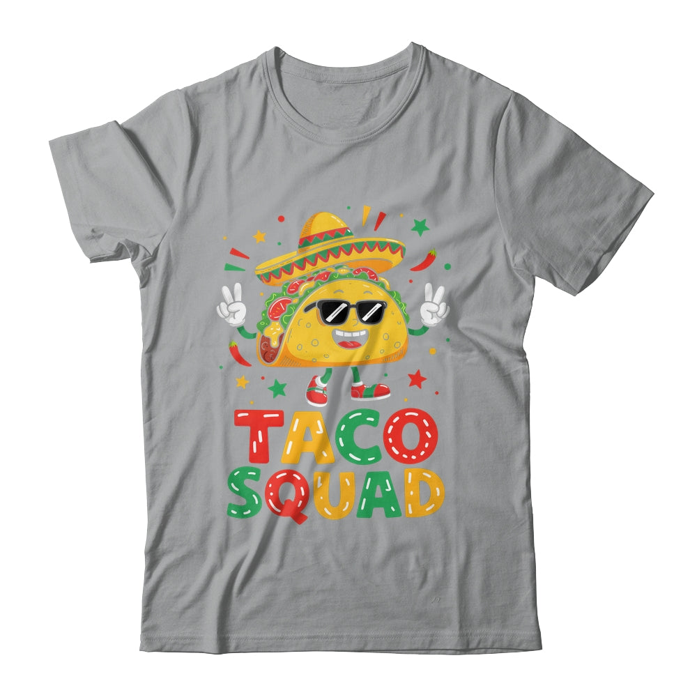 Funny Cinco De Mayo Funny Taco Squad Sombrero Hat Men Women Shirt & Hoodie | teecentury