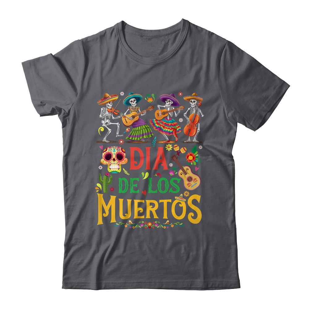 Funny Cinco De Mayo Skeleton Skull Fiesta Sombreros Guitar Shirt & Hoodie | teecentury