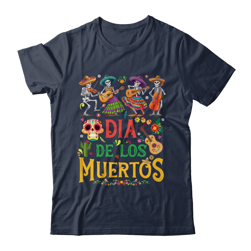 Funny Cinco De Mayo Skeleton Skull Fiesta Sombreros Guitar Shirt & Hoodie | teecentury