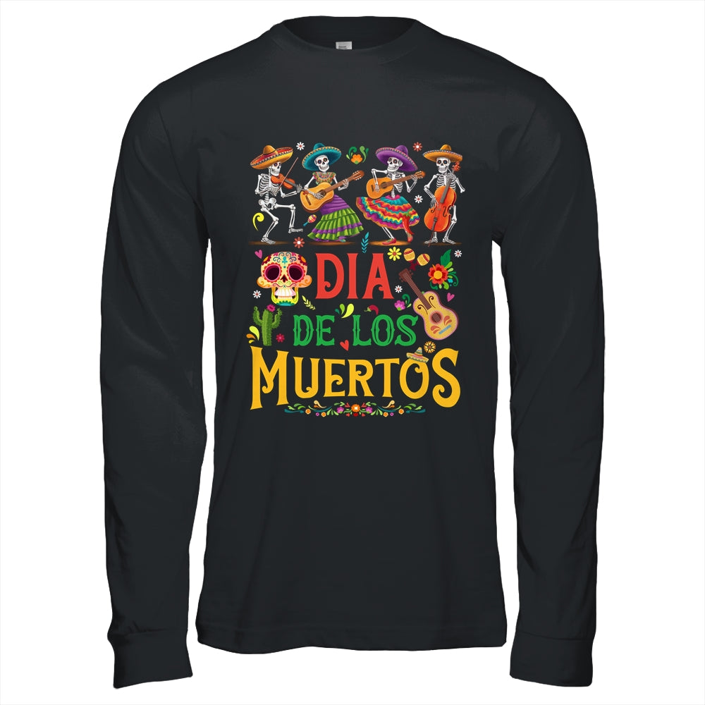 Funny Cinco De Mayo Skeleton Skull Fiesta Sombreros Guitar Shirt & Hoodie | teecentury
