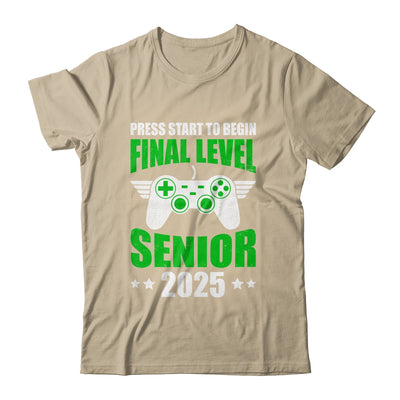 Funny Class Of 2025 Gamer Senior 2025 Designs For Men Boy Shirt & Hoodie | teecentury