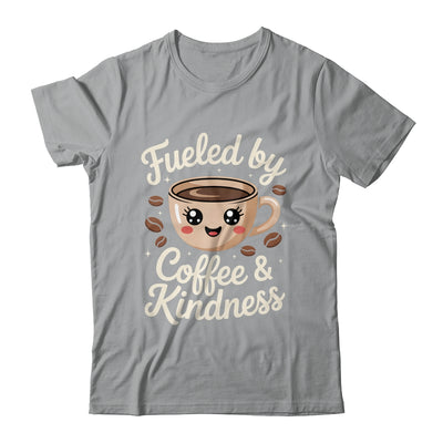 Funny Coffee Lover Fueled By Coffee And Kindness Men Women Shirt & Tank Top | teecentury