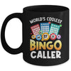 Funny Coolest Bingo Caller Gambling Bingo Player Game Lover Mug | teecentury