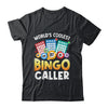 Funny Coolest Bingo Caller Gambling Bingo Player Game Lover Shirt & Tank Top | teecentury