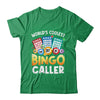 Funny Coolest Bingo Caller Gambling Bingo Player Game Lover Shirt & Tank Top | teecentury