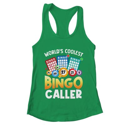 Funny Coolest Bingo Caller Gambling Bingo Player Game Lover Shirt & Tank Top | teecentury