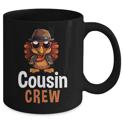 Funny Cousin Crew Turkey Cool Thanksgiving Family Matching Mug | teecentury