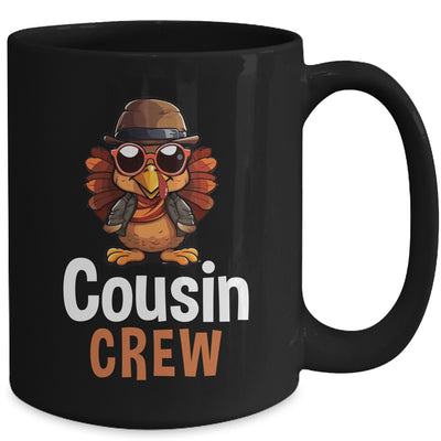 Funny Cousin Crew Turkey Cool Thanksgiving Family Matching Mug | teecentury