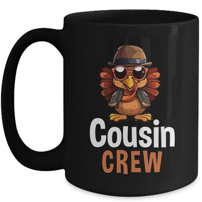 Funny Cousin Crew Turkey Cool Thanksgiving Family Matching Mug | teecentury