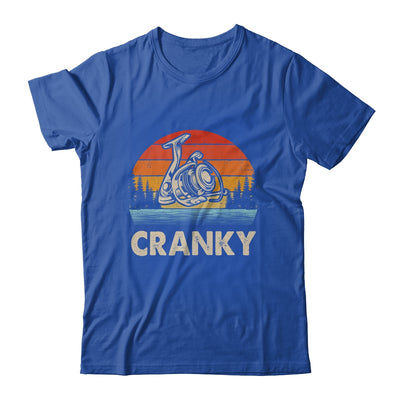 Funny Cranky Fishing Reel Humor Ideas Fishermen Vintage Shirt & Tank Top | teecentury