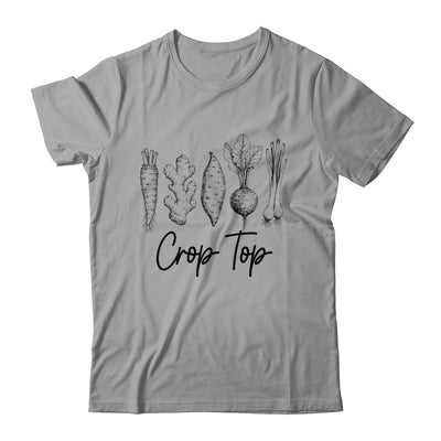 Funny Crop Top Gardening Pun Vegetable Art Gardeners Women Shirt & Tank Top | teecentury