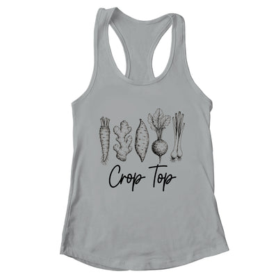 Funny Crop Top Gardening Pun Vegetable Art Gardeners Women Shirt & Tank Top | teecentury