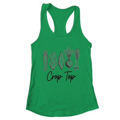 Funny Crop Top Gardening Pun Vegetable Art Gardeners Women Shirt & Tank Top | teecentury