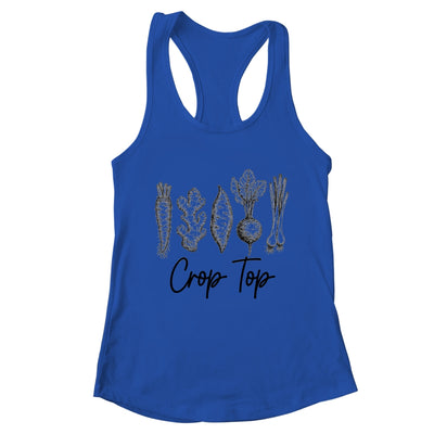 Funny Crop Top Gardening Pun Vegetable Art Gardeners Women Shirt & Tank Top | teecentury